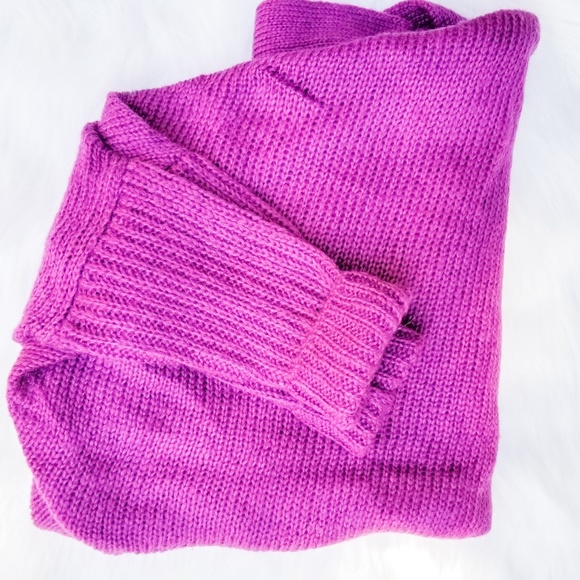 SOLD Purple Slouch Cardigan - Picture 1 of 5